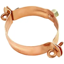 gromo Ø Grömo® Kupfer, Standrohrschelle Ø100 mit Gewindemutter M10, 97597