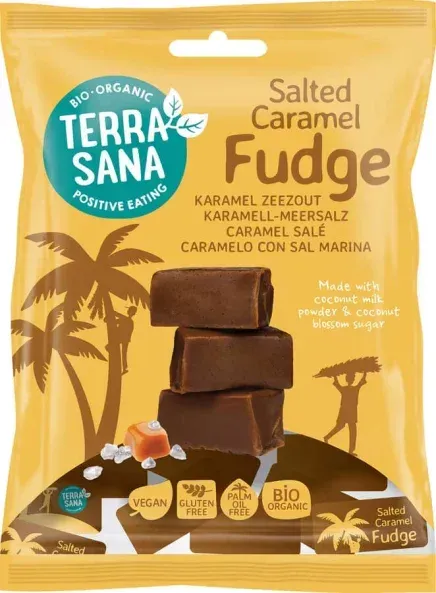 Terrasana Karamellbonbon Fudge Karamell-Meersalz bio