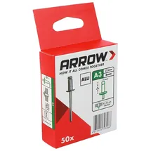 ARROW Blindniete Ø 3 mm x 6 mm 50 Stück