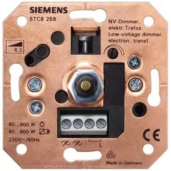 Siemens 5TC8258 NV-Dimmer elektron. Trafos, R, C mit Druck-aus/Wechselschalter UP