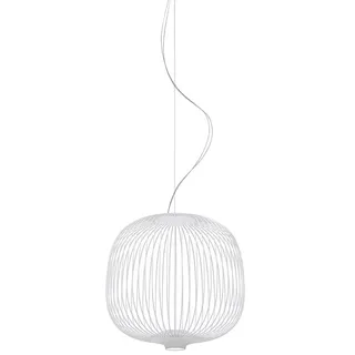 Foscarini Spokes 2 Piccola Pendelleuchte weiß | dimmbar (nur über Push/DALI)
