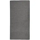 vidaXL Outdoor-Teppich Flachgewebe 100x200 cm Grau