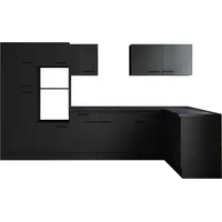 Respekta Winkelküche L-Form 340 x 172 cm grau