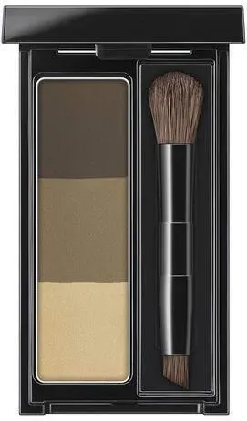 KATE 3D Eyebrow Design EX-7 – 3-in-1 Augenbrauen-, Nasenschatten- & Lidschatten-Puderpalette (2,2 g)