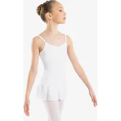 Ballett-Trikot Mädchen - weiss Gr. 146 - 11 Jahre