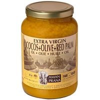 Aman Prana Bio Kokosöl, Olivenöl und Rotes Palmöl 1,6L Bio Extra Virgin