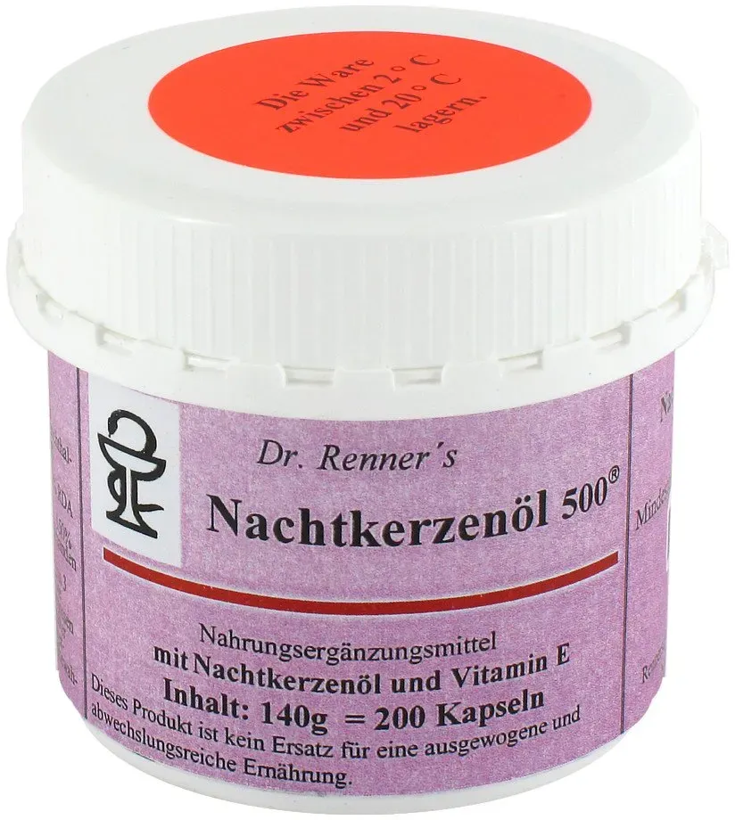 Nachtkerzenöl 500 mg Doktor Renner's Kapseln