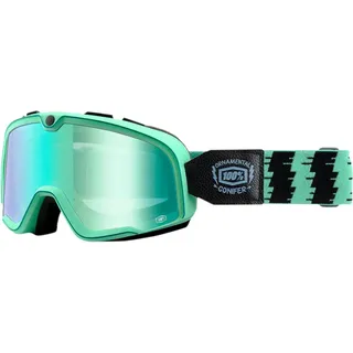 100% The Barstow Ornamental Conifer Crossbrille Hellgrün Grün Verspiegelt