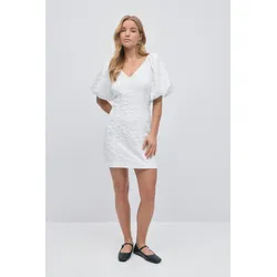 Gina Tricot - Brocade dress - minikleider - Weiß - 42 - Dame - Weiß - 42