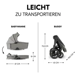 hauck Comfort N Care Air Grau