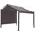 Bacliff 3 x 3 m inkl. 4 Seitenteile Anthrazit/Grau