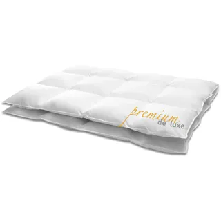 HANSKRUCHEN GmbH Hanskruchen Daunendecke PREMIUM DE LUXE Warm 135 x 200 cm - Weiß