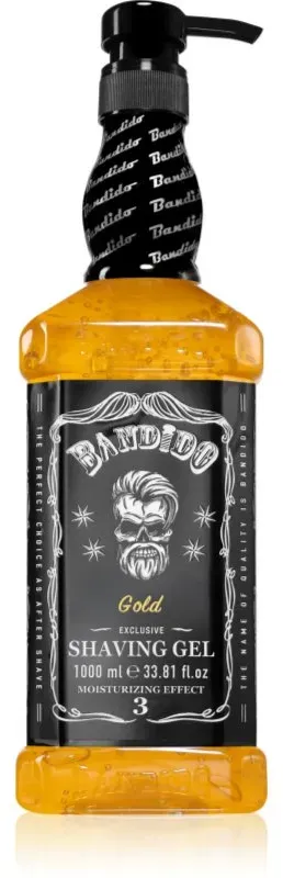 BANDIDO Shaving Gel Rasiergel Farbton Gold Exclusive 1000 ml