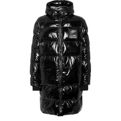 PLEIN SPORT Herren Jacke M Nylonjacke, Schwarz, XL