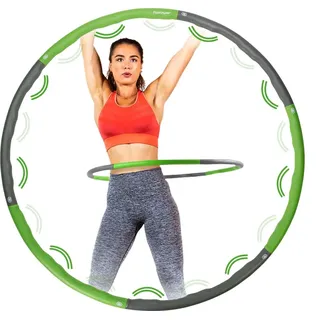 Tunturi Hula Hoop Reifen Erwachsene mit Gewicht, 1,8 kg,