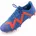 Fußballschuhe 01 blue glimmer/white/ultra orange 42