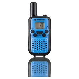 Bresser Junior Walkie Talkie 2er-Set, Funkgeräte mit hoher Reichweite bis zu 6 km, Blau