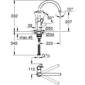 Grohe Start Flow chrom 31555001