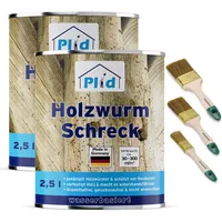 Plid Plid, Holzschutz gegen Holzwürmer & Holzbohrkäfer
