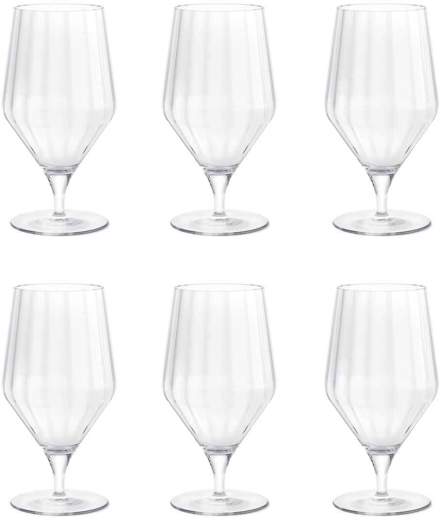 Georg Jensen - Bernadotte Bierglas, 450 ml (6er-Set)