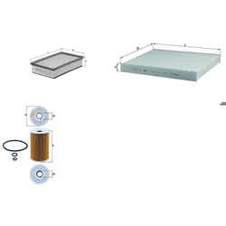 Knecht Filter-paket Set Passend Für Vw T5 T6 Bus Multivan 2.0 Tdi: Filter, Innenraumluft Amc Filter: Fca10051 Automega: 180049310 Blue Print: Adv18252