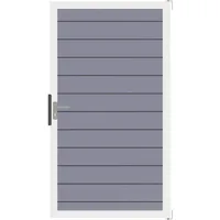 GROJA Gartentor 100 x 180 cm Anthrazit/Metall