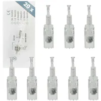 P-Beauty Dermapen M1 Nadelpatronen für Microneedling - Ersatz Nadelpatronen für Auto Derma Elektrik Pen M1 - Gewinde Verschluss WÖLBUNG/WELLE - großflächige Behandlungen Anti-Aging (20-Stück 42-Pins)