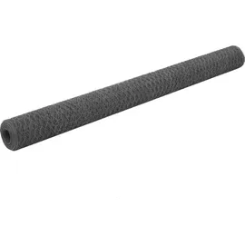 vidaXL Drahtzaun 25 x 1,5 m Grau