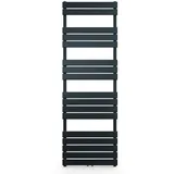 Blumfeldt Badheizkörper 600 x 1800 mm 890 W schwarz Mittelventil
