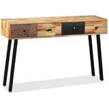 vidaXL Konsolentisch Recyceltes Teak Massiv 120 x 30 x 76 cm