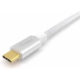 Equip USB-C 0,5 m Weiß/Silber