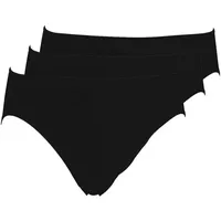 Pompadour Poesie 3er Pack | 44 | schwarz (PO-0050)