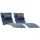 Home Deluxe Auflage 190 x 60 x 4 cm grau 2 St.