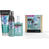 John Frieda Volume Lift Vorteils-Set - Inhalt: Shampoo, 250ml + Ansatzbooster, 125ml + Volume Lift Mousse, 200ml - Für dünnes Haar - Volumen durch Styling