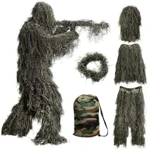 luxuskollektion Ghillie Camouflage Anzug Set Jagd Wald Wüste Tarnkleidung