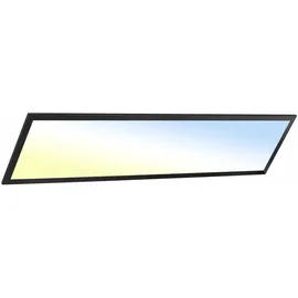Briloner LED Panel 100 x 25 x 7 cm schwarz