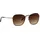 Marc O'Polo Sonnenbrille MARC O'POLO "Modell 508000", Damen, gold, grün, leicht glänzend, metallic, Sonnenbrillen Sonnenbrille, Form Butterfly, Logoschriftzug auf Bügel, Kombifassung