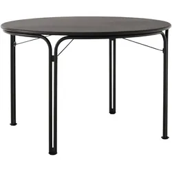 &Tradition Thorvald SC98 Gartentisch, Ø 115 cm, schwarz