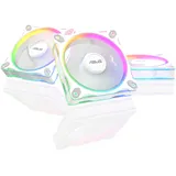 Asus PRIME MR120 ARGB Reverse Triple Pack Gehäuselüfter weiß, 120 mm, PWM