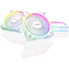 Asus PRIME MR120 ARGB Reverse Triple Pack Gehäuselüfter weiß, 120 mm, PWM