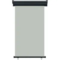 vidaXL Seitenmarkise 100 x 250 cm Grau Polyester