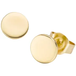 Paar Ohrstecker FIRETTI "Schmuck Geschenk Silber 925 Ohrschmuck Kreise", gold (gelbgoldfarben), Ohrringe, Damen, Silber 925 (Sterlingsilber)