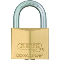 Abus Vorhängeschloss 75 mit Wendeschlüsseltechnologie, Schlosskörperbreite 30 mm, Messing,