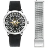 Thomas Sabo Sonne Sternzeichen Analog Quarz Edelstahl Samt SET_WA0351-217-203-33 mm