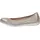 CAPRICE Ballerina in TAUPE METALLIC | 40 EU