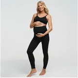 cfab Umstandsleggings in Schwarz – Gr.: L