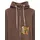 Zwillingsherz Kurzmantel "Alissa Shiny", Damen, Gr. S/M, braun, Sweatware, Obermaterial: 50% Baumwolle, 50% Polyester, bedruckt, bestickt, unifarben, bequem ca.