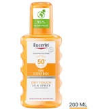 Eucerin Sun Oil Control Body Dry Touch Spray LSF50+, 200ml