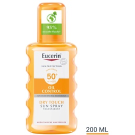 Eucerin Sun Oil Control Body Dry Touch Spray LSF50+, 200ml