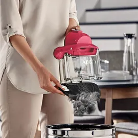 AEG LX7 Staubsauger beutellos 750 Watt für Tierhaare rot Teleskoprohr - Rot